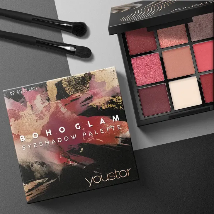 Youstar Boho Glam Eyeshadow palette 02 Gypsy Soul 04