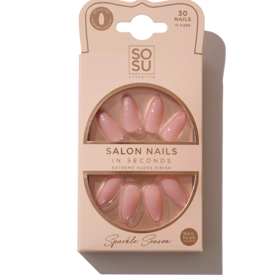 Salon Nails Sparkle Season