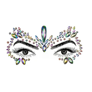 Diamond Face Gems Masquerade Ball