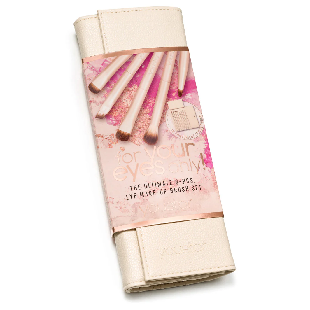 Youstar | For Your Eyes Only - EyeBrush Set - 9 delig - Vegan